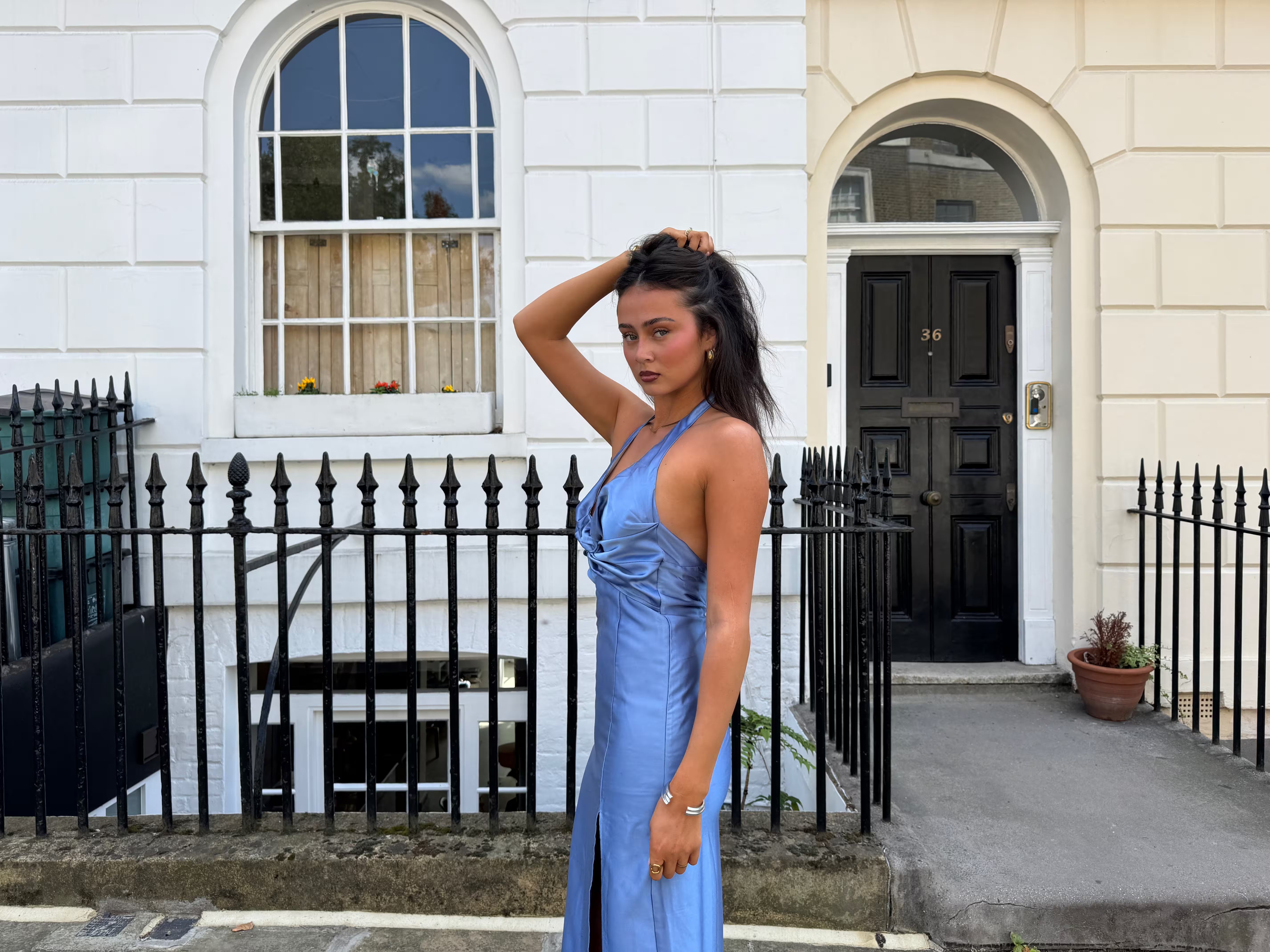 Ness on the beautiful streets of London